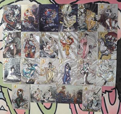 丫丫卡拍贺岁期-隔天发货（2月11日22：00截拍） - 【全粗】橙卡文化--百媚西游 主卡+场景卡+解锁卡 一套22张一弹全