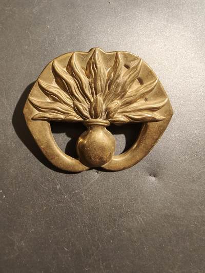 老王徽章第181期 - 荷兰近卫掷弹兵团帽徽    二战时期