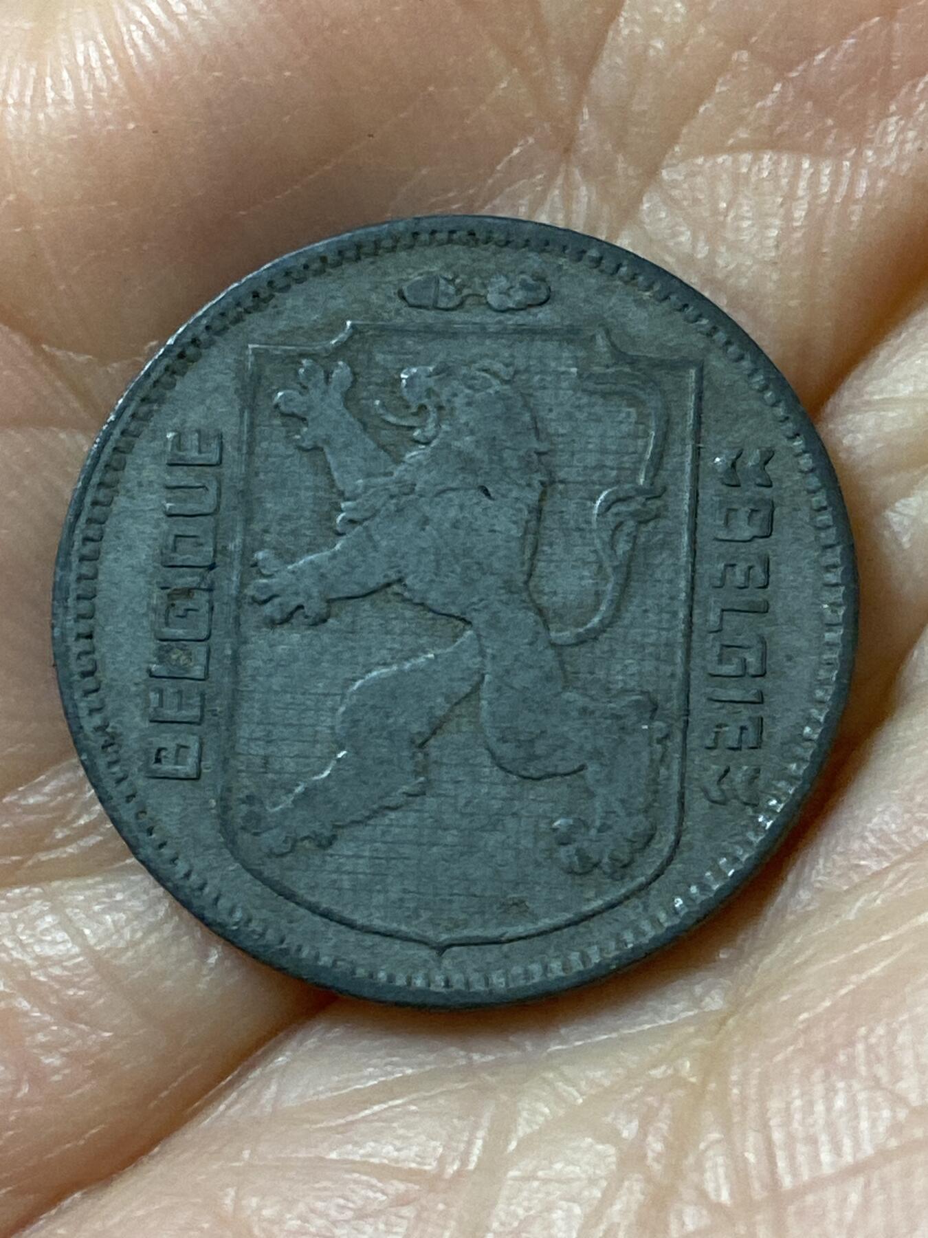 2026年第二十一场(总第一百九十场）外国好品散币场(免佣金) 比利时🇧🇪1942年1法郎(二战德国占领时期，左法语右荷语版)