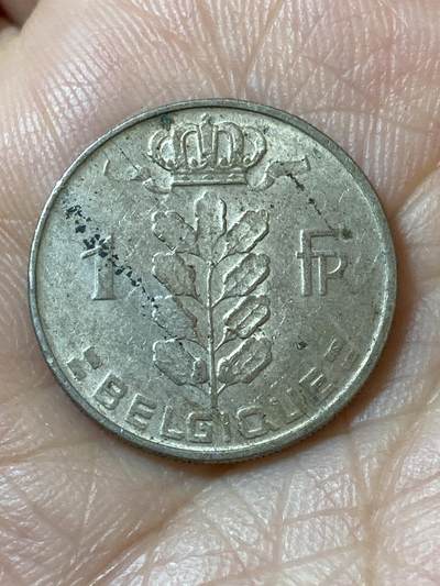 2026年第二十一场(总第一百九十场）外国好品散币场(免佣金) - 比利时🇧🇪1968年1法郎(博杜安一世时期，法语版)