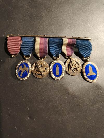 老王徽章第181期 - 英国共济会迷你5联排