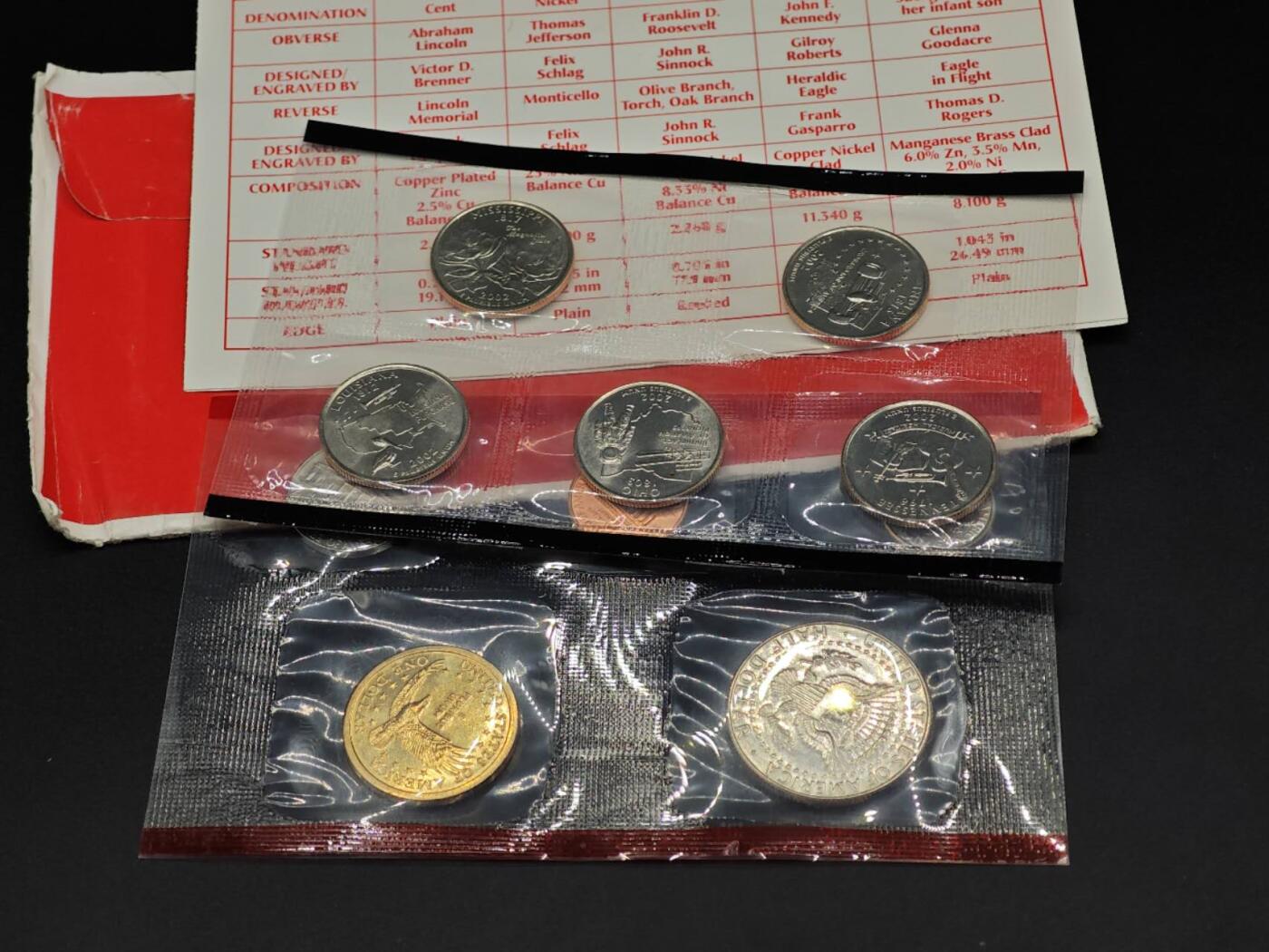 【淘币小摊】实时拍第八百七十拍   银币套币场    年前最后一场周一预留全部发出 本场无中意拍品可私信周日发货请更换最新收货地址不方便收货的请勿参拍或者顺丰到付 美国2002年套币