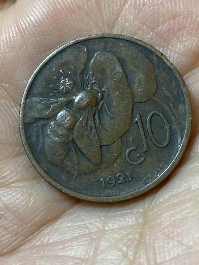 2026年第二十一场(总第一百九十场）外国好品散币场(免佣金) - 意大利王国1921年10分(维托里奥·埃马努埃莱三世第三套)