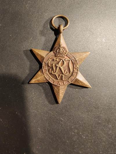 老王徽章第181期 - 英国二战意大利之星奖章   无绶带