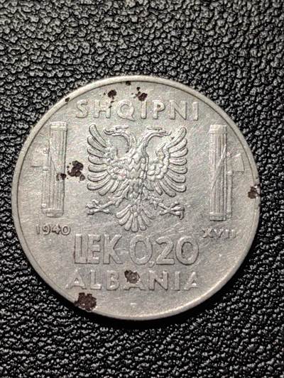 靖甫拍卖第三场 - 意占阿尔巴尼亚0.2列克 1940年