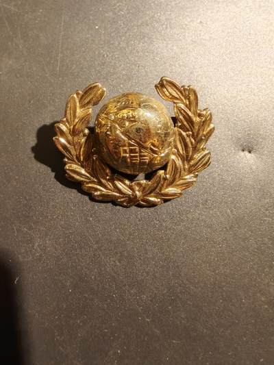 老王徽章第181期 - 英国皇家海军陆战队帽徽    二战时期