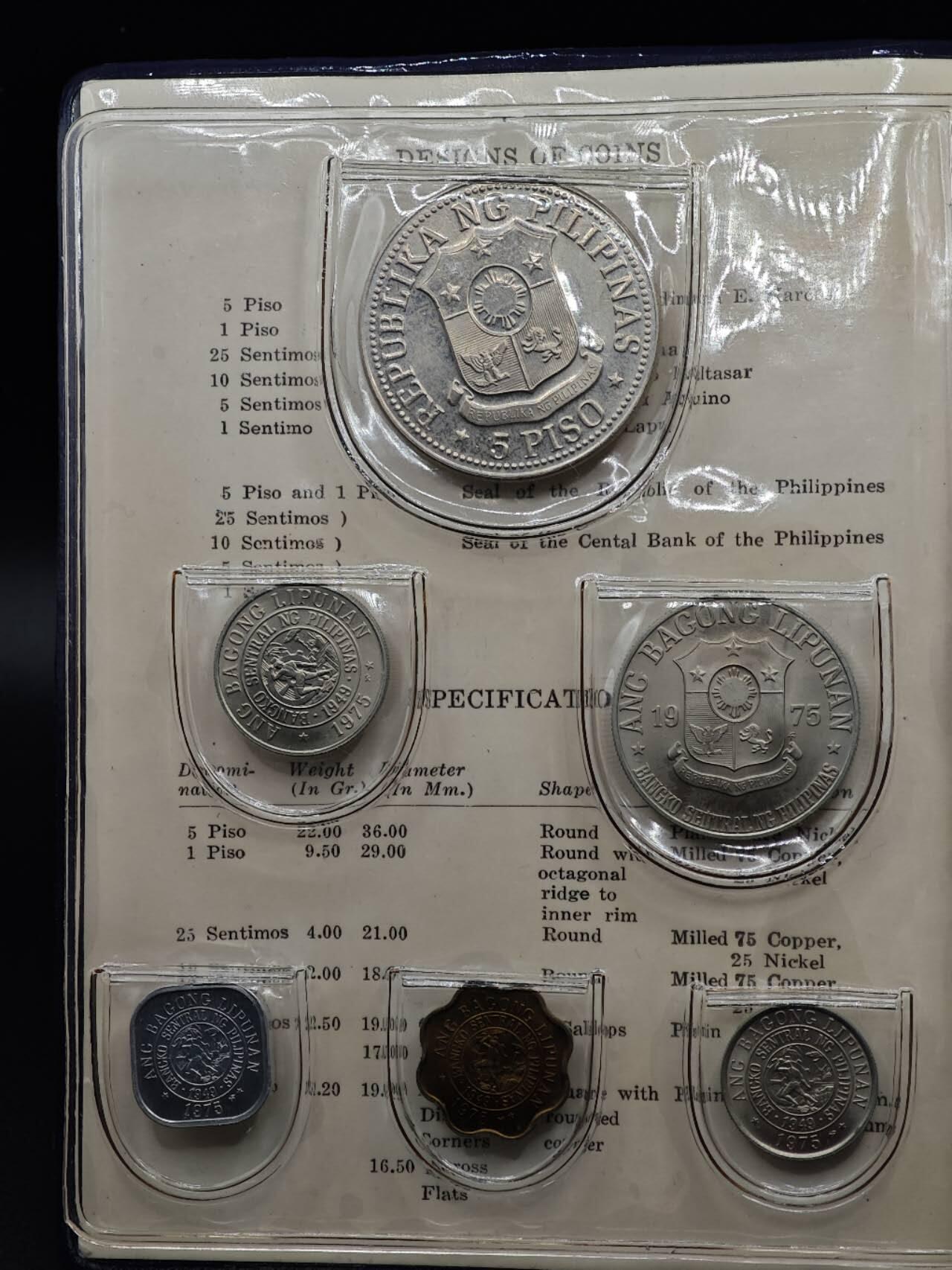 【淘币小摊】实时拍第八百七十拍   银币套币场    年前最后一场周一预留全部发出 本场无中意拍品可私信周日发货请更换最新收货地址不方便收货的请勿参拍或者顺丰到付 菲律宾1975年套币