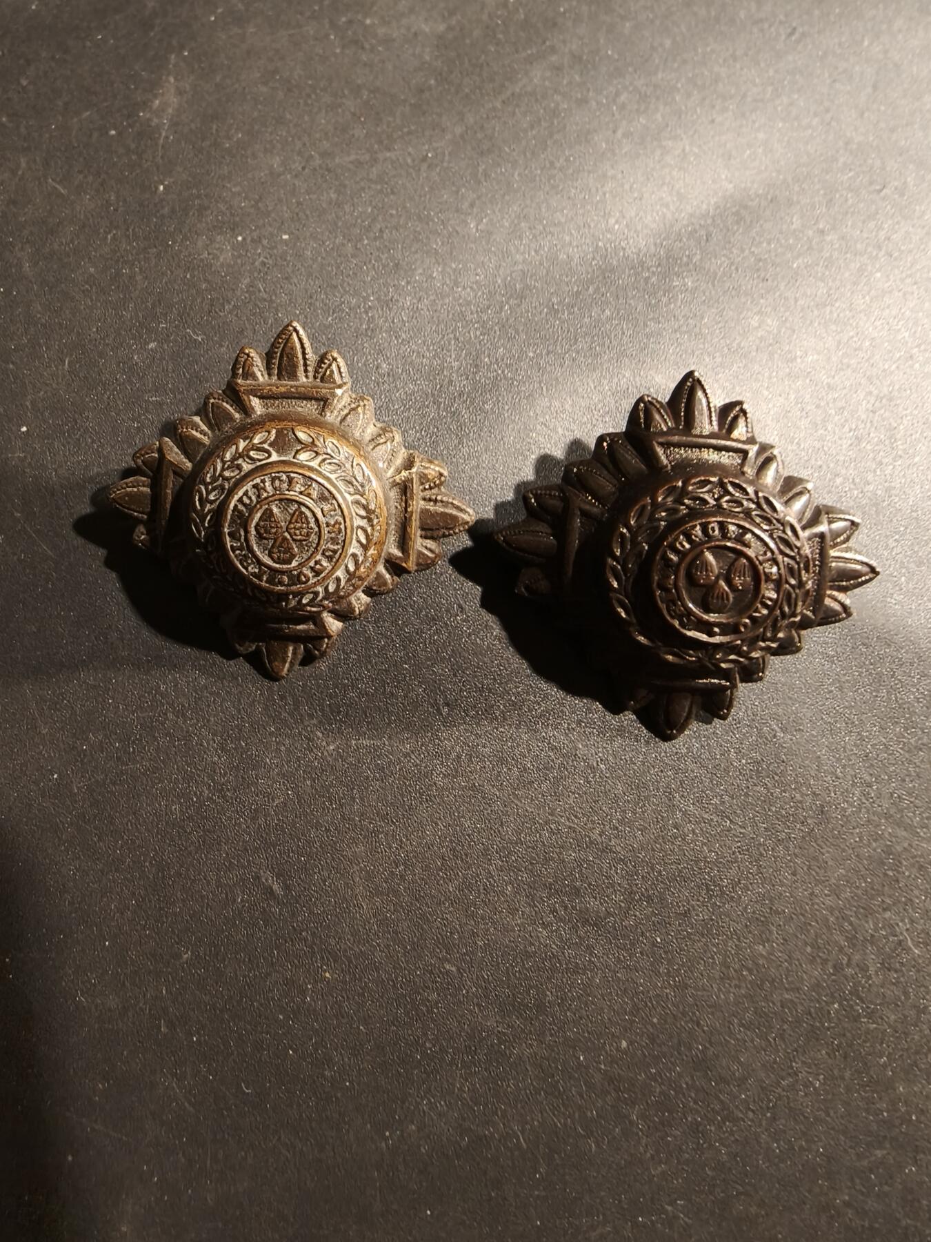 老王徽章第181期 英国军衔配饰一组    一战时期    巴斯星