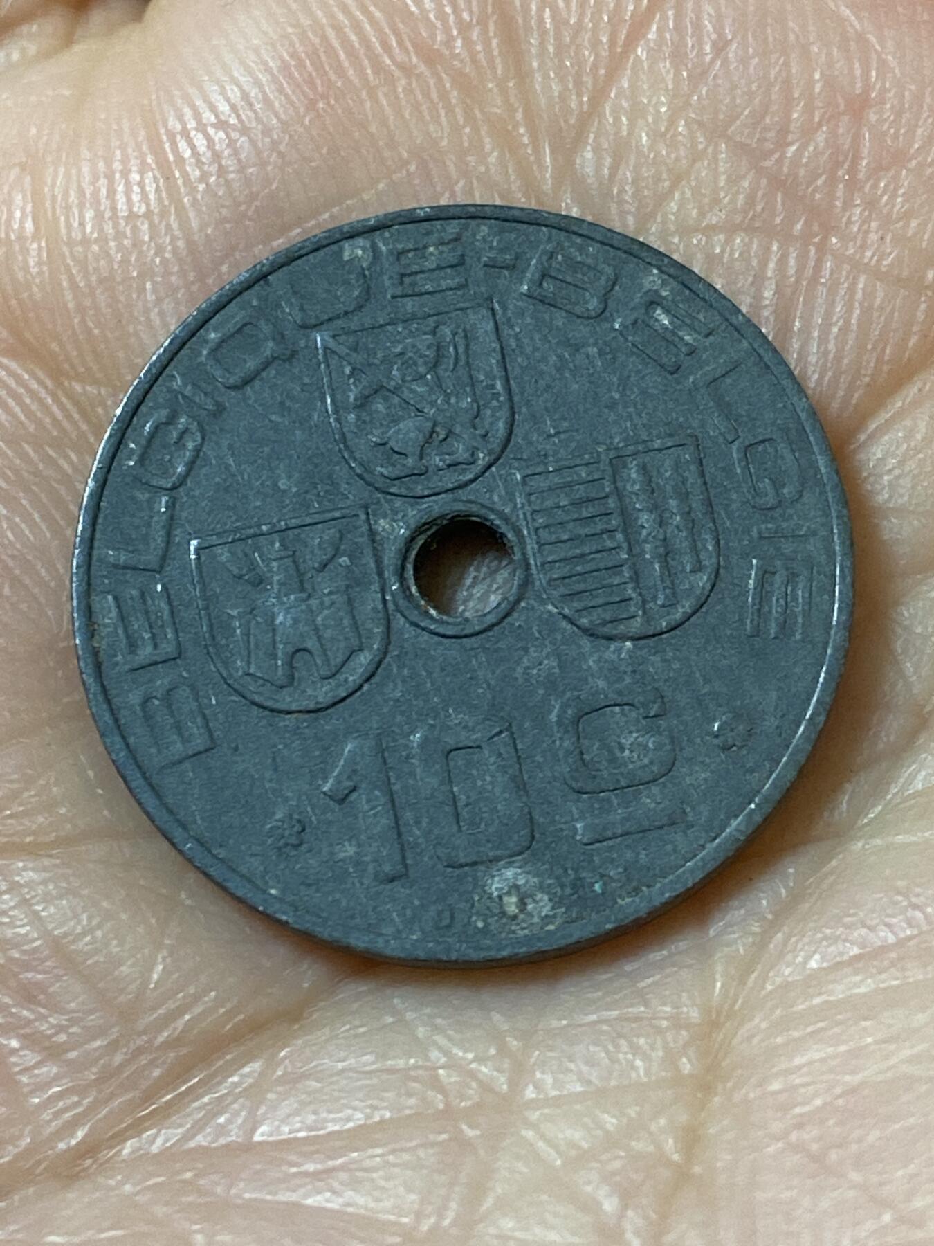 2026年第二十一场(总第一百九十场）外国好品散币场(免佣金) 比利时🇧🇪1943年10分(二战德国占领时期，法语–荷语版)