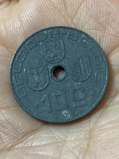 2026年第二十一场(总第一百九十场）外国好品散币场(免佣金) - 比利时🇧🇪1943年10分(二战德国占领时期，法语–荷语版)