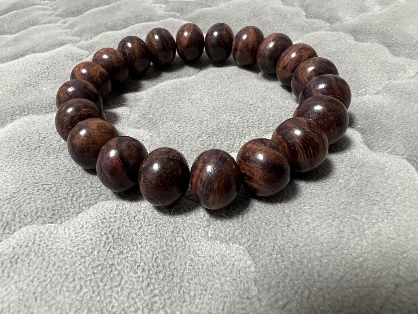 零元拍：海南黄花梨算盘珠手串，12/10MM