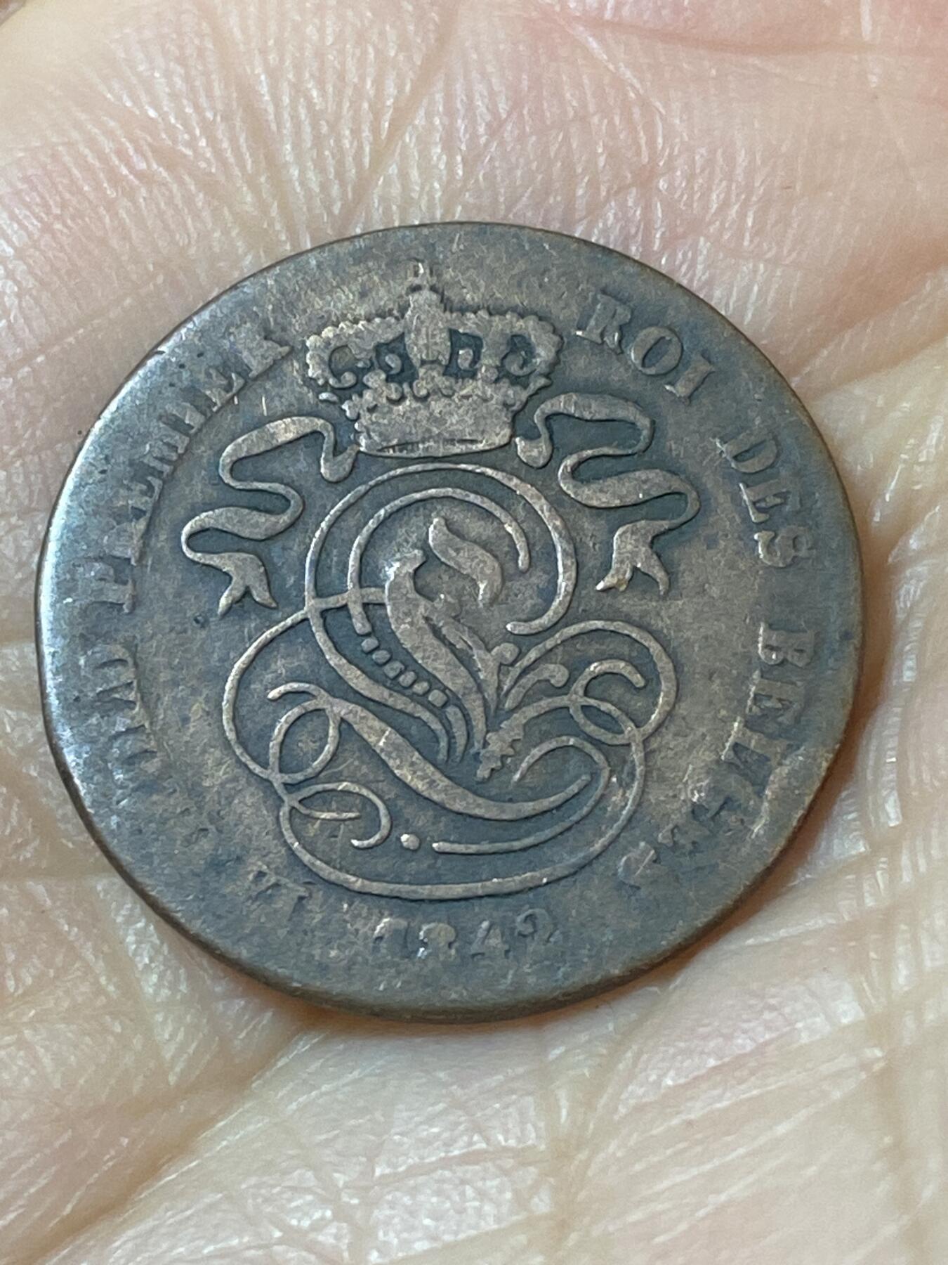 2026年第二十一场(总第一百九十场）外国好品散币场(免佣金) 比利时🇧🇪1842年2分(利奥波德一世时期，第三版)