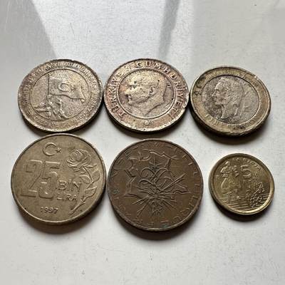 🌹外币初藏🌹🐯2026年第18场 快递将在12号停运 年前需发货的抓紧 ，年后正月十五恢复发货 - 散币6枚