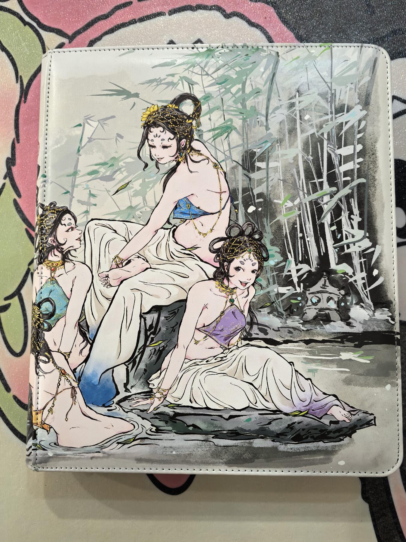 丫丫卡拍贺岁期-隔天发货（2月11日22：00截拍） 【卡册】橙卡文化--百媚西游 九宫皮质拉链接驳卡册一本☆无内页