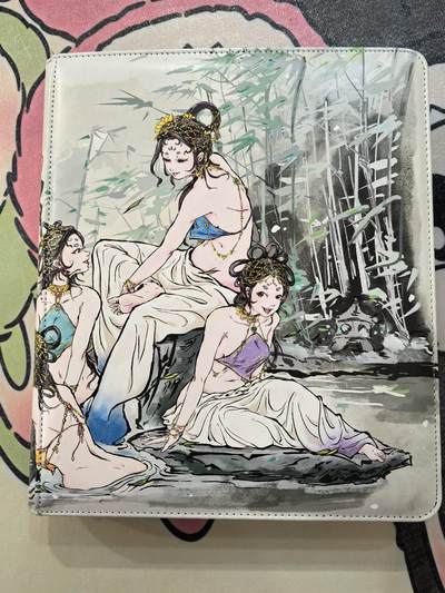 丫丫卡拍-场主生日🎂全场包邮（3月1日22：00截拍） 【卡册】橙卡文化--百媚西游 九宫皮质拉链接驳卡册一本☆无内页