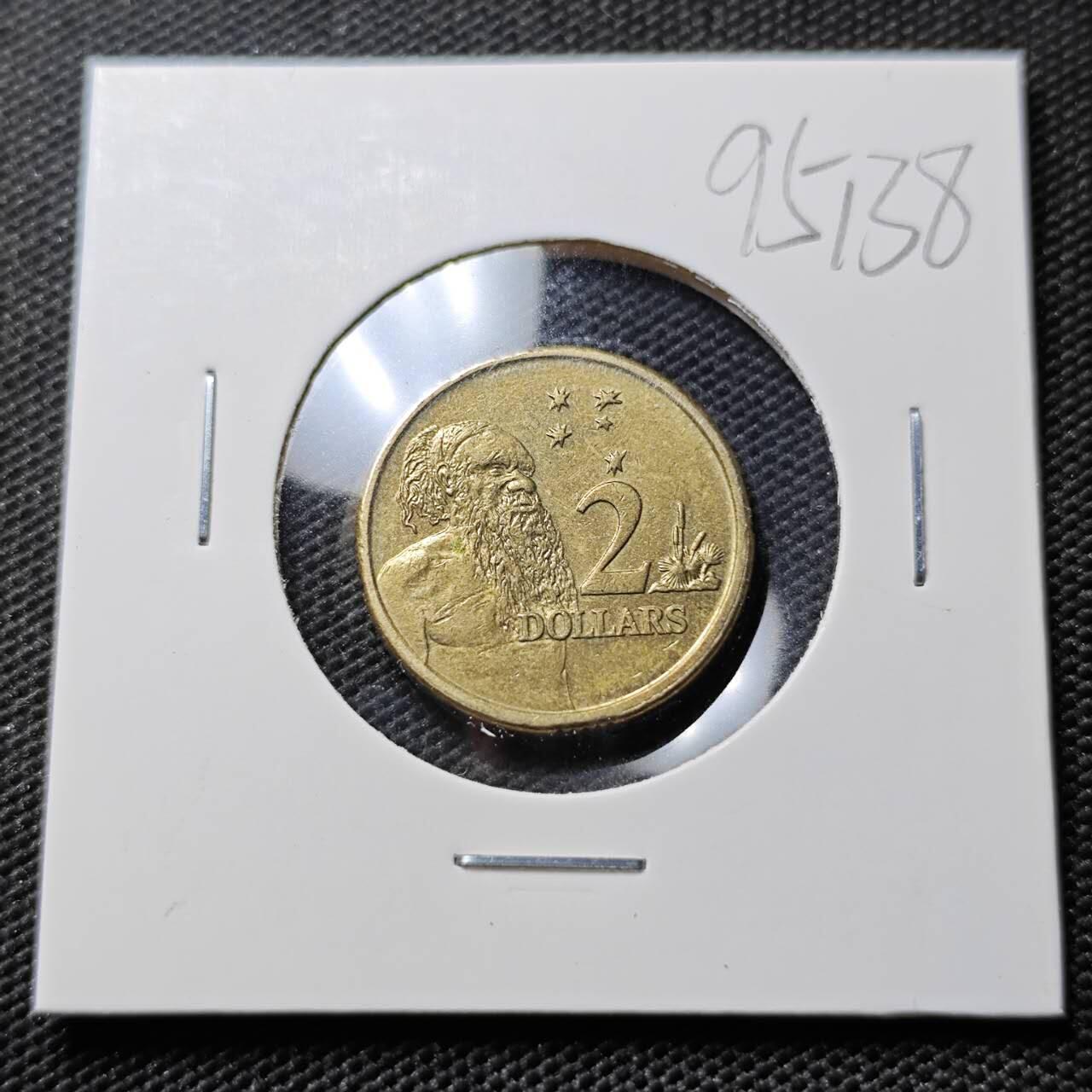 KK钱币收藏小铺  第395期  2月预留时间 周末发货 2010澳大利亚土著人2元 