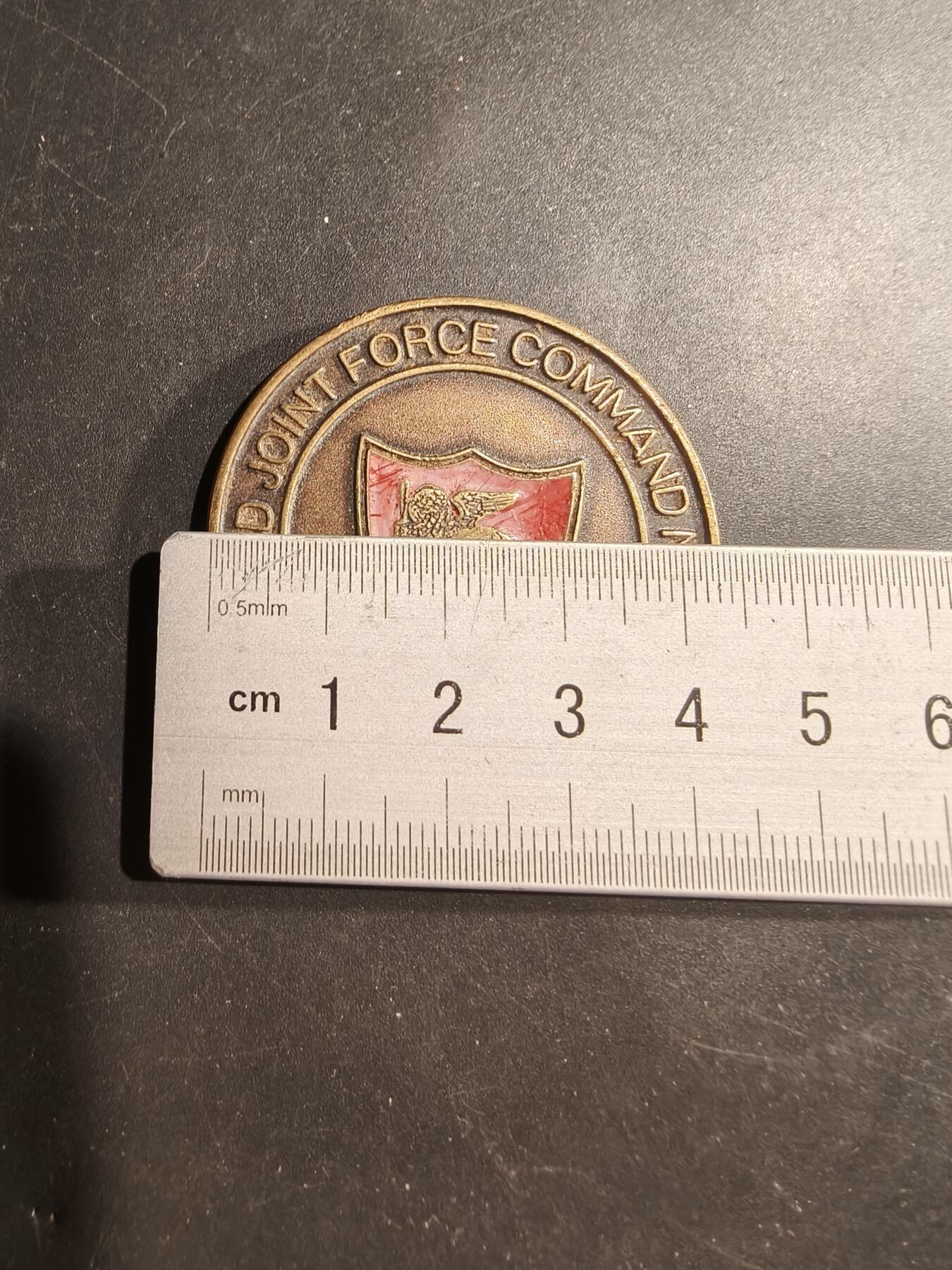 老王徽章第181期 意大利北约维和任务纪念章    直径43mm    重量36.8g