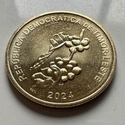 🌹外币初藏🌹🐯2026年第18场 快递将在12号停运 年前需发货的抓紧 ，年后正月十五恢复发货 - 东帝汶2024年50分 a