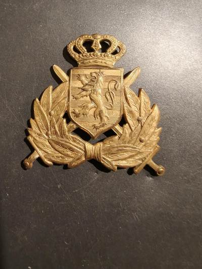 老王徽章第181期 - 卢森堡陆军帽徽   二战时期