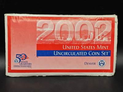 【淘币小摊】实时拍第八百七十拍   银币套币场    年前最后一场周一预留全部发出 本场无中意拍品可私信周日发货请更换最新收货地址不方便收货的请勿参拍或者顺丰到付 - 美国2002年套币