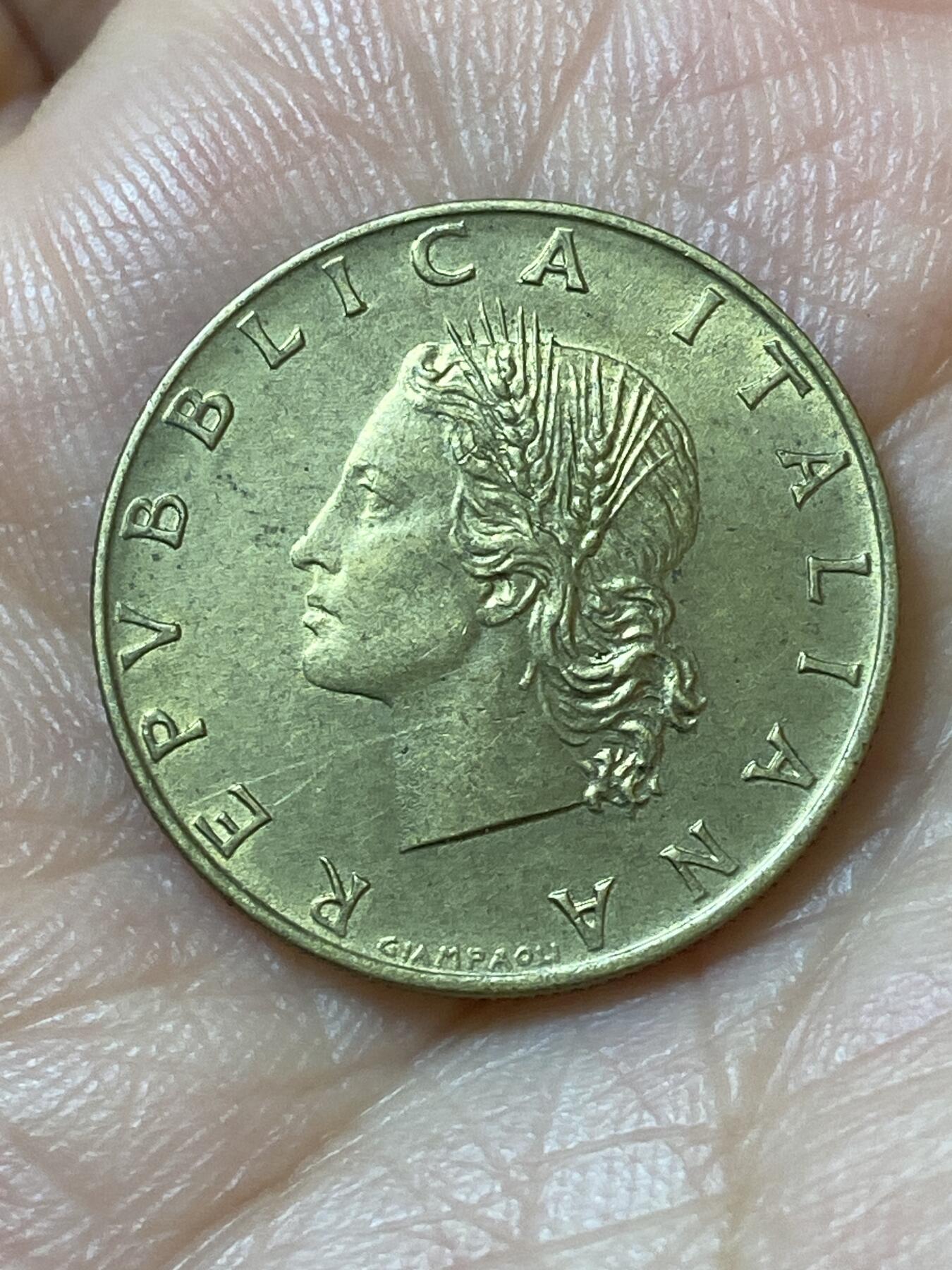 2026年第二十一场(总第一百九十场）外国好品散币场(免佣金) 意大利🇮🇹1958年20里拉(共和国时期第一版，齿边版，仅发行3年)