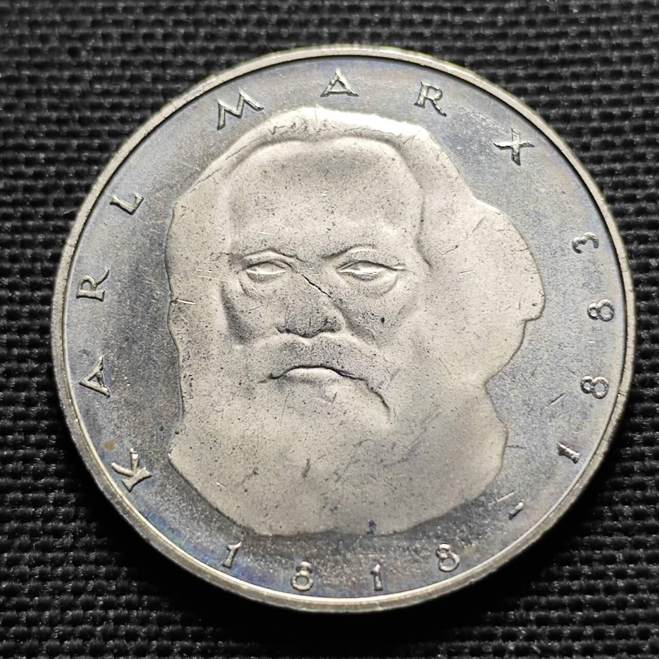 KK钱币收藏小铺  第399期  百期特拍（四拍之三）2月预留时间 周末发货 1983 德国5马克纪念币 好品