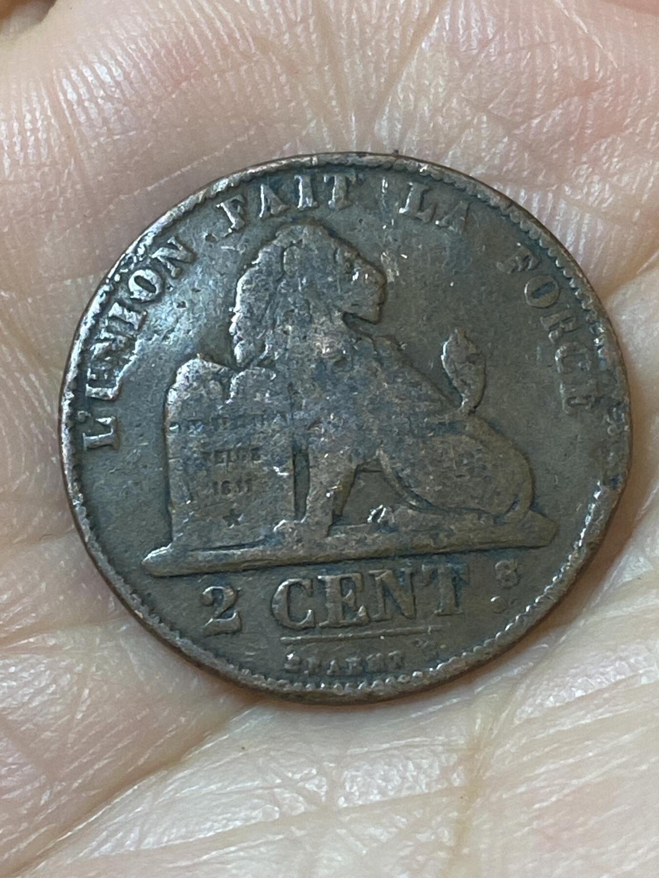 2026年第二十一场(总第一百九十场）外国好品散币场(免佣金) 比利时🇧🇪1873年2分(利奥波德二世时期)