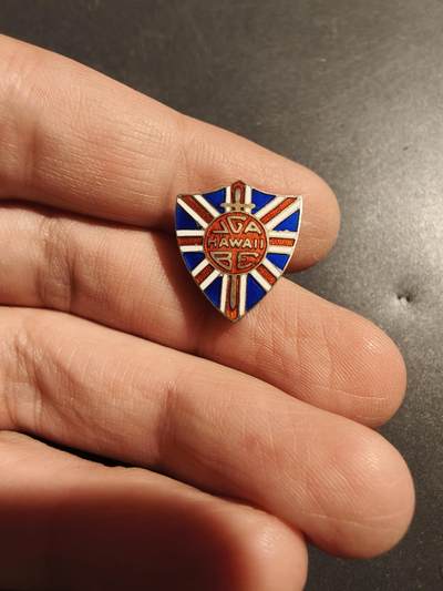 老王徽章第181期 - 英国证章   925银质珐琅    2.7g