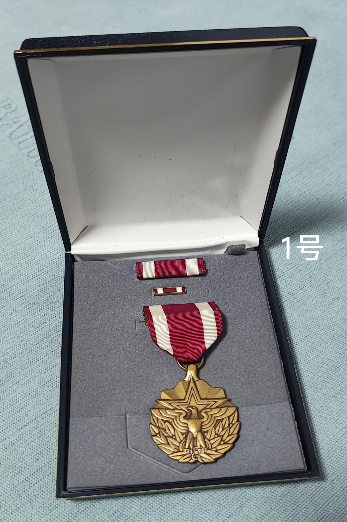 老俞小拍3 美国功绩服役奖章，原盒带略