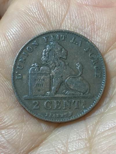 2026年第二十一场(总第一百九十场）外国好品散币场(免佣金) - 比利时🇧🇪1909年2分(利奥波德二世时期，法语版)