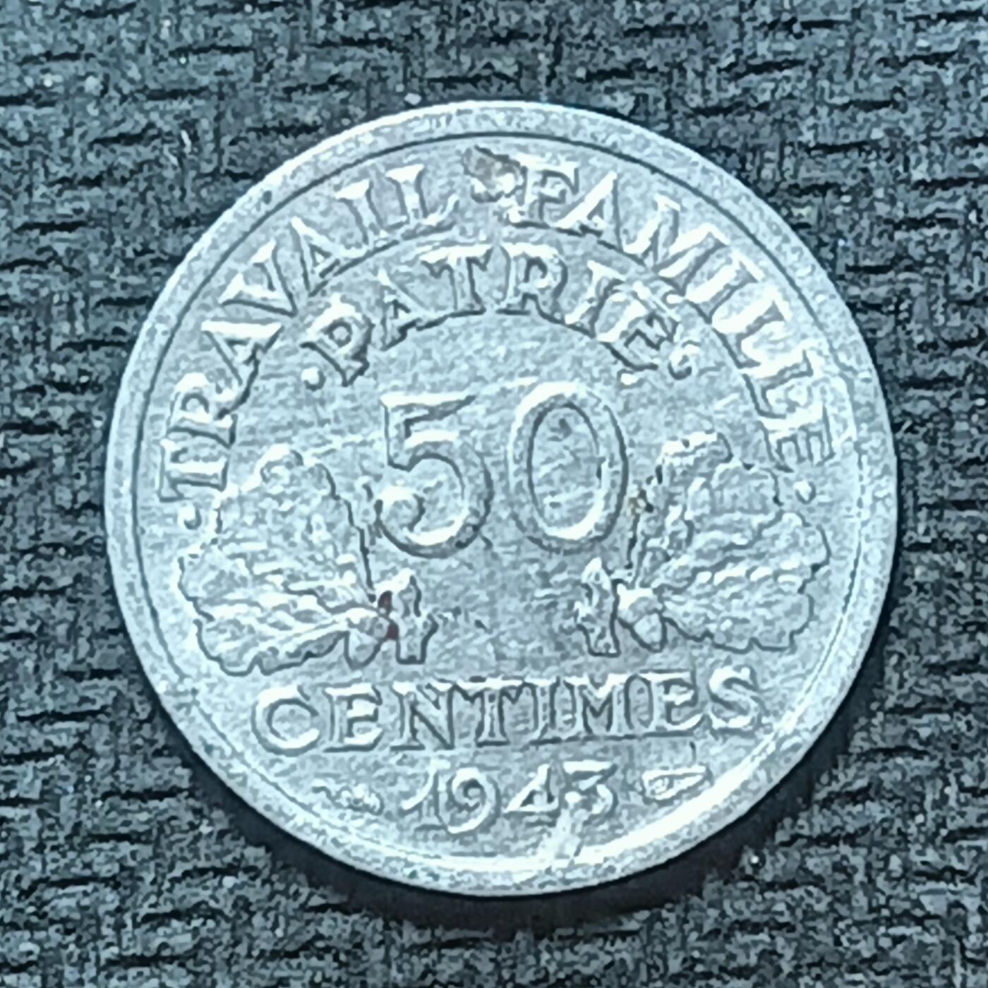 逸泉钱币2026B第十场世界钱币纪念币专场B1231-1615 1416维希法国50分