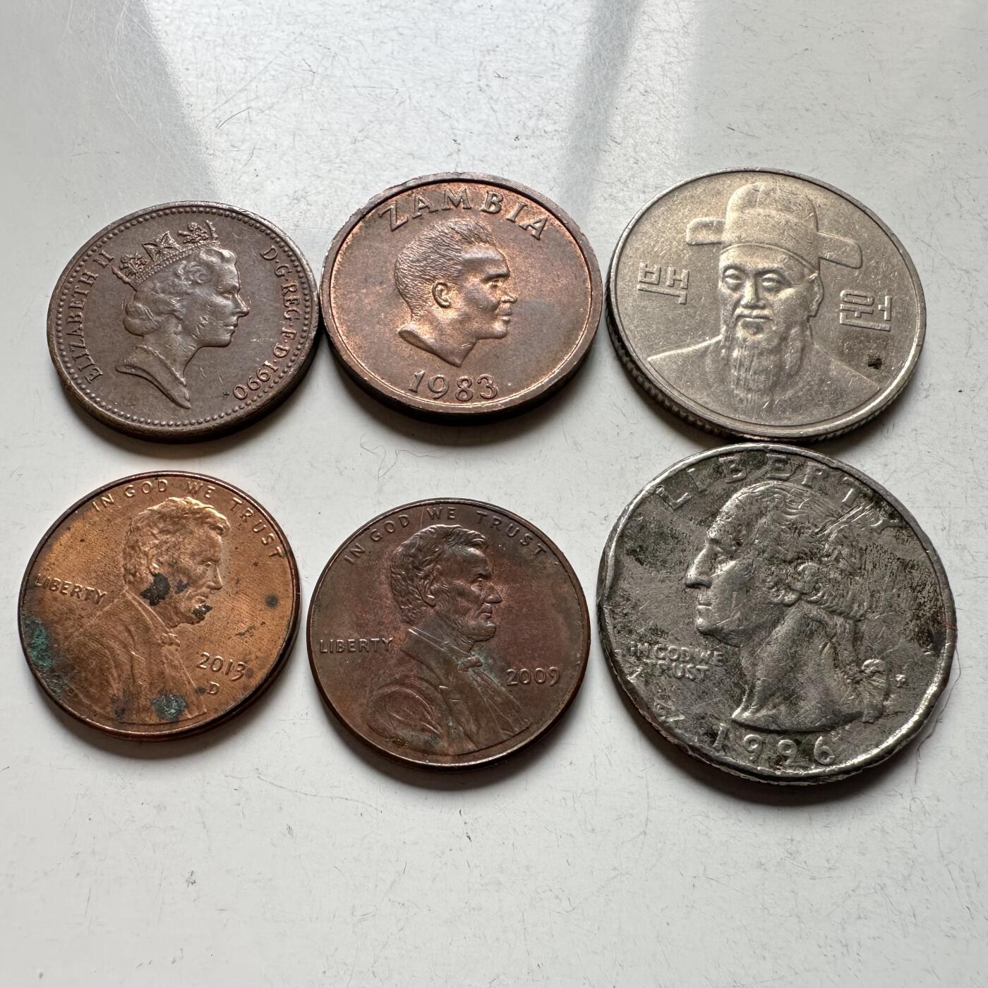 🌹外币初藏🌹🐯2026年第18场 快递将在12号停运 年前需发货的抓紧 ，年后正月十五恢复发货 散币6枚