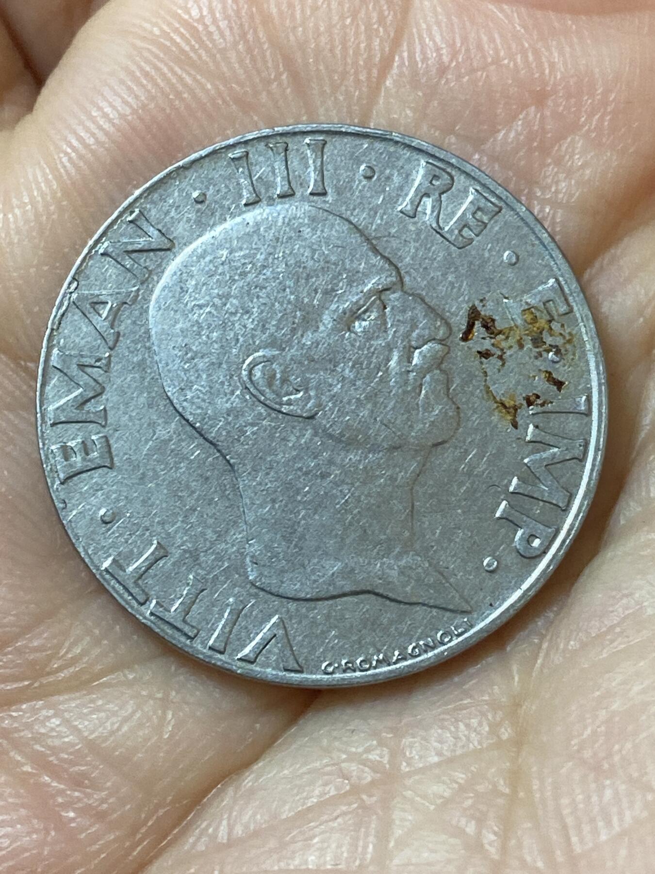 2026年第二十一场(总第一百九十场）外国好品散币场(免佣金) 意大利王国1940年50分(维托里奥·埃马努埃莱三世第四套，有磁版)