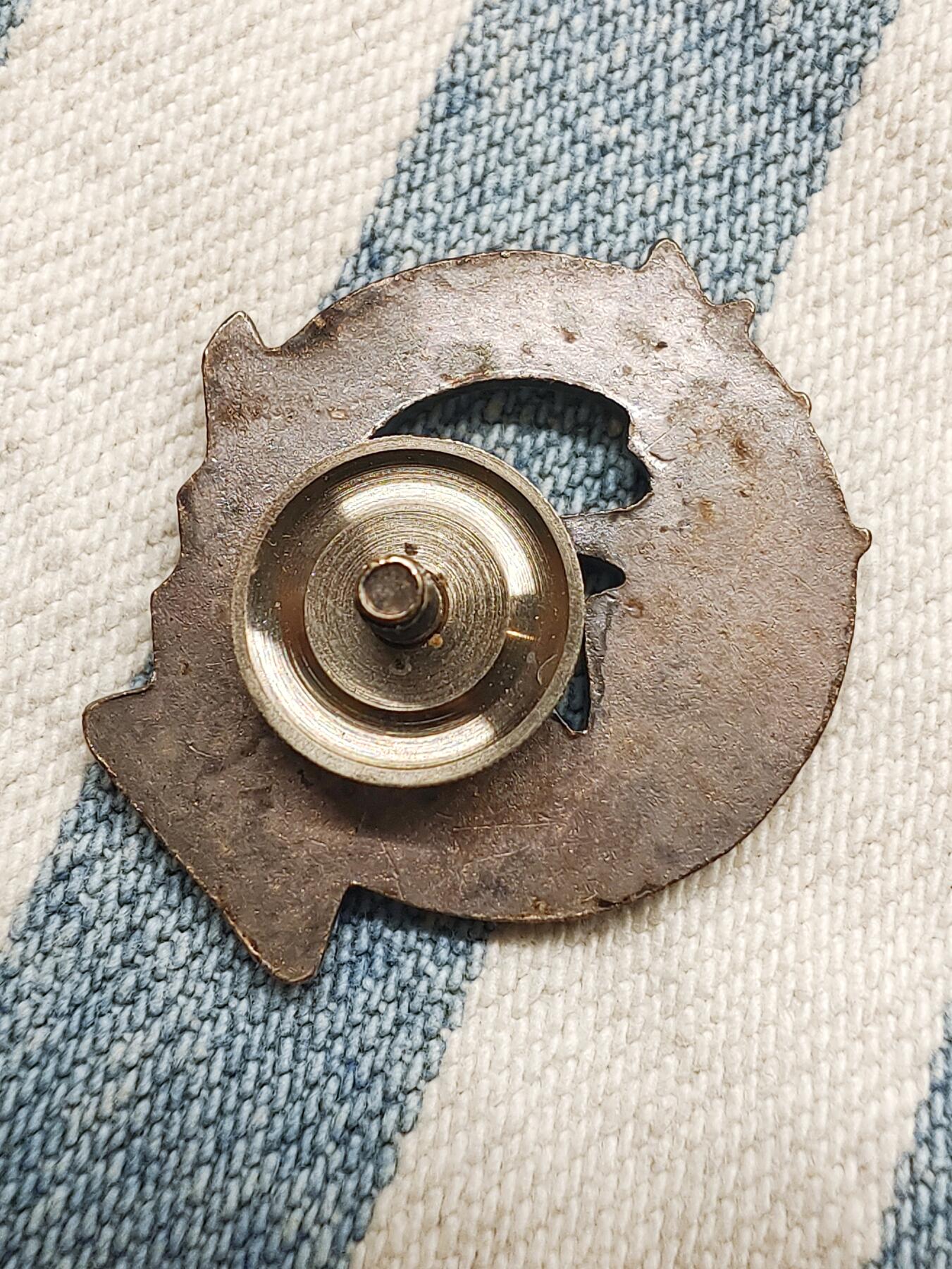 50年代日本富山县北阿尔卑斯山脉铜珐琅山岳纪念章