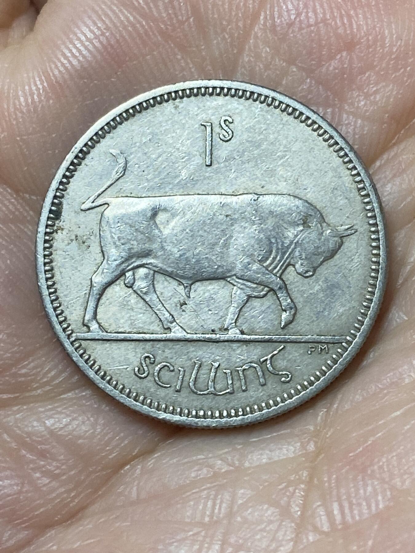 2026年第二十二场(总第一百九十一场）外国好品散币场(免佣金) 爱尔兰🇮🇪1968年1先令(共和国时期第一套第二版)