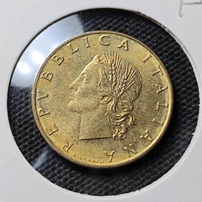 KK钱币收藏小铺  第395期  2月预留时间 周末发货 -  1976意大利20里拉