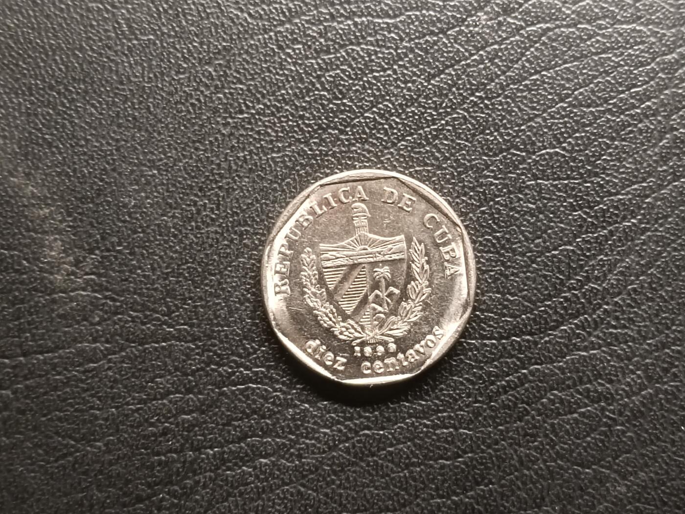 荟藏特别场次第二期——“社长的钢镚堆” 古巴1990年10分可兑换比索 镍镀钢制