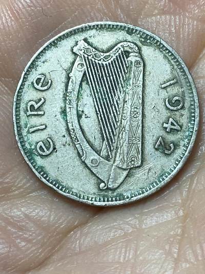 2026年第二十二场(总第一百九十一场）外国好品散币场(免佣金) - 爱尔兰🇮🇪1942年6便士(共和国时期第一套第二版)