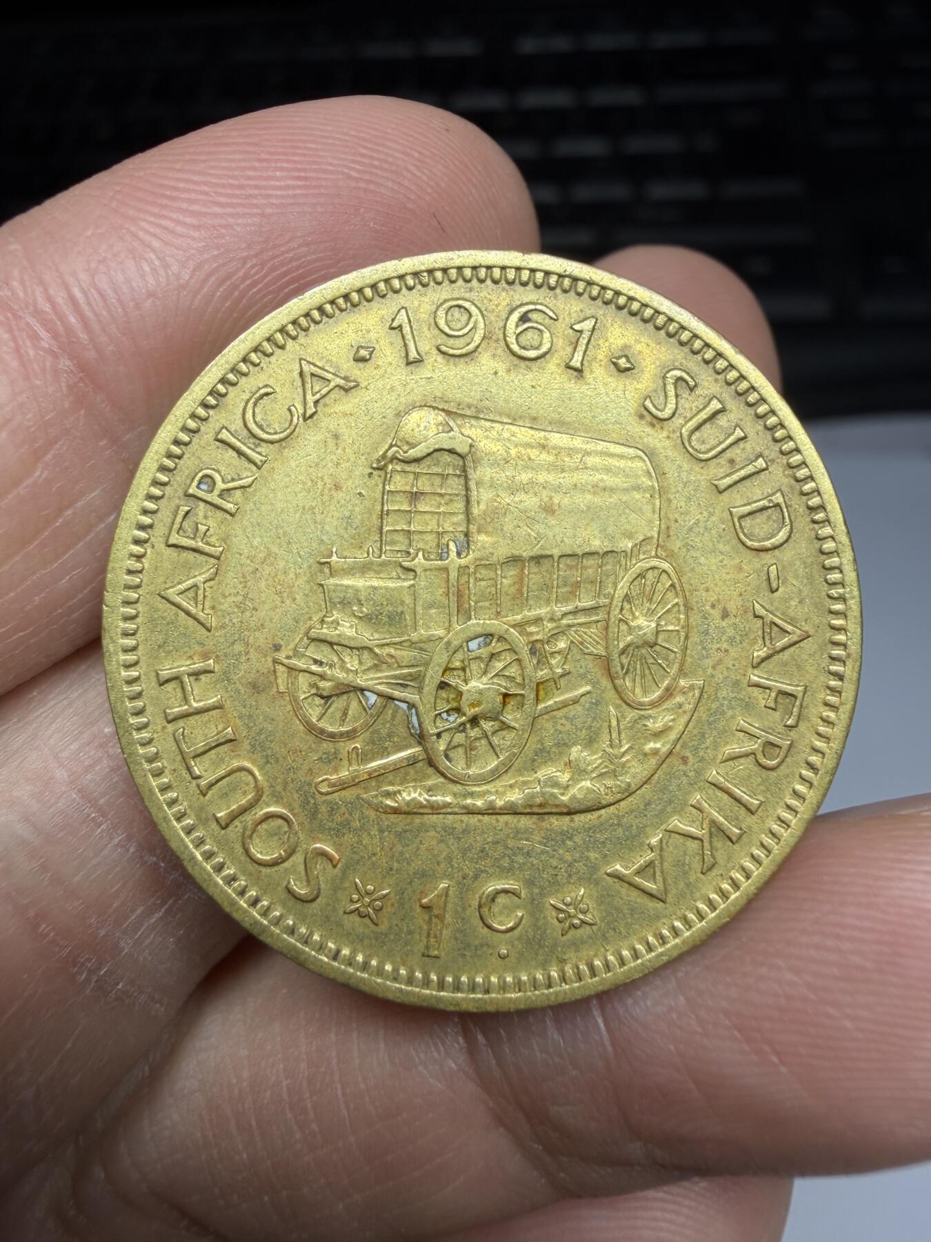 2025年集古藏今外币拍卖第二期-第6场—（总第306拍），可以寄存60天，满160元包邮。 1961年南非1C