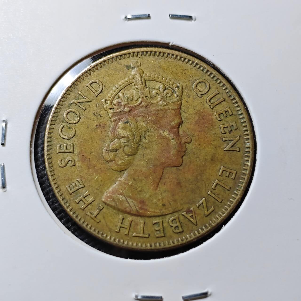 KK钱币收藏小铺  第395期  2月预留时间 周末发货 1967英属牙买加1便士 