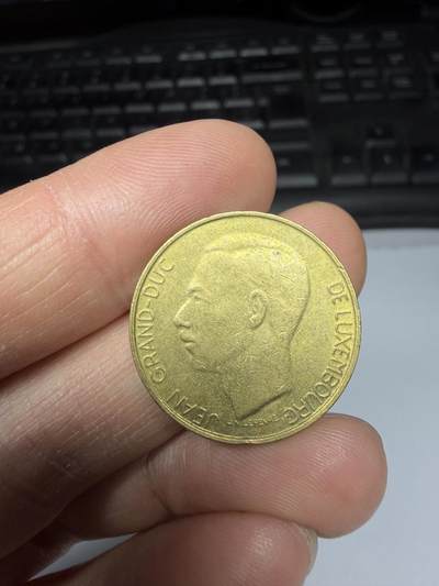 2025年集古藏今外币拍卖第二期-第6场—（总第306拍），可以寄存60天，满160元包邮。 - 1990年卢森堡5法郎