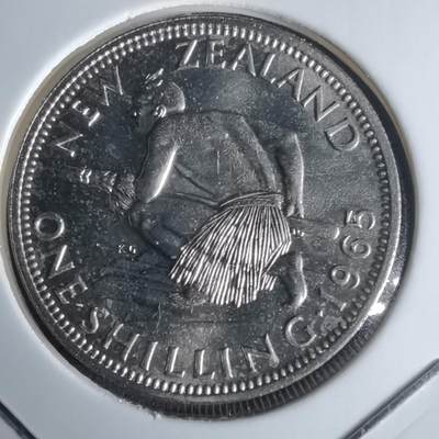 沼泽如烟--第990场 - 新西兰1965年1先令