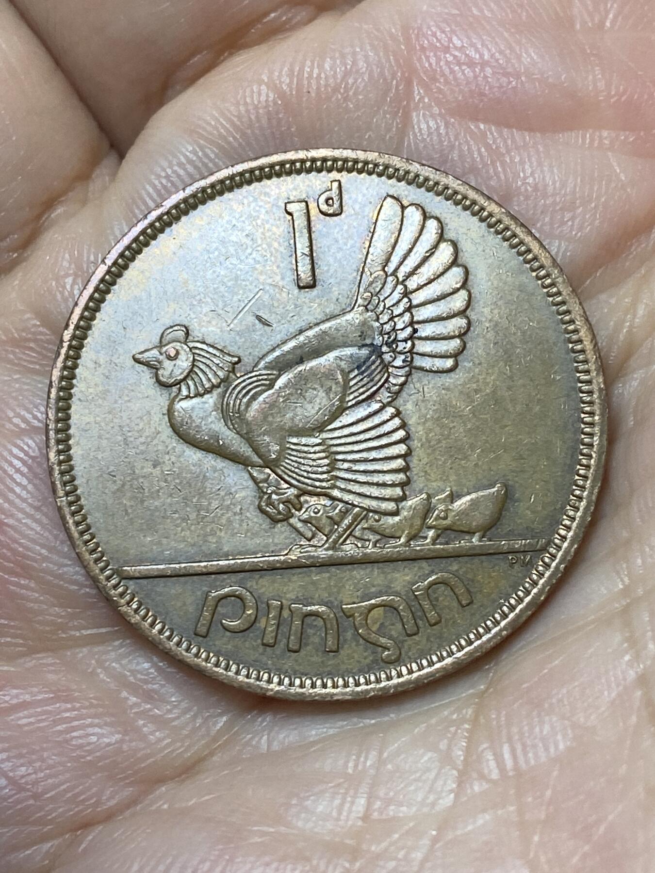 2026年第二十二场(总第一百九十一场）外国好品散币场(免佣金) 爱尔兰🇮🇪1966年1便士(共和国时期第一套)