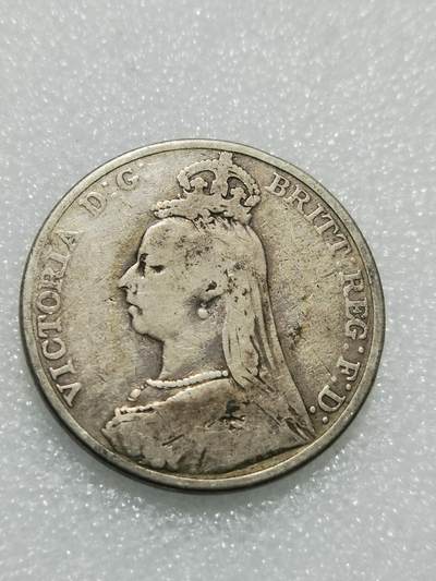 天下钱庄专场欢迎参拍 - 英国维多利亚马剑银币