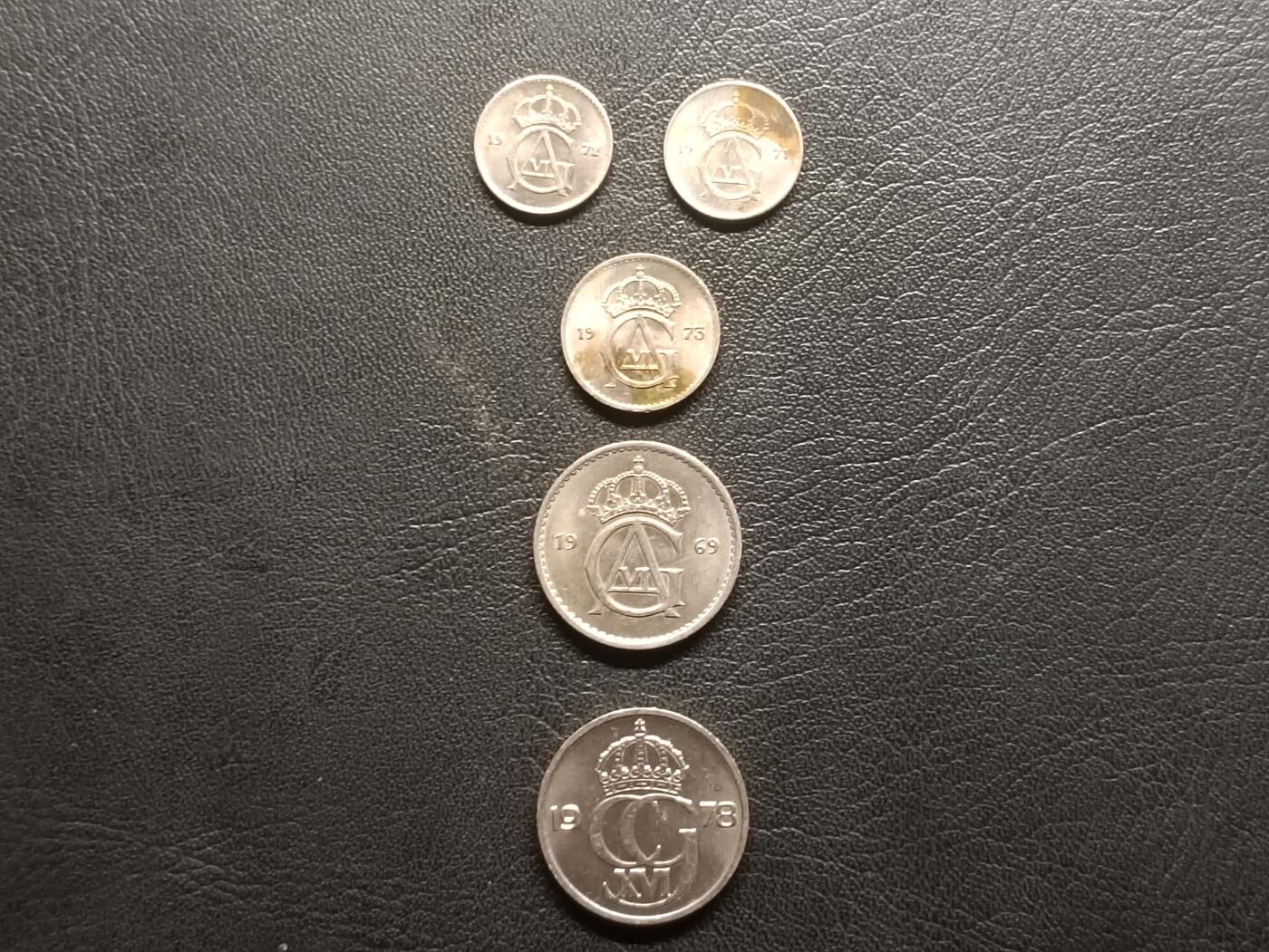 荟藏特别场次第二期——“社长的钢镚堆” 瑞典硬币批量五枚