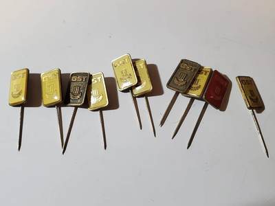 韵星假日军品类拍卖第40期 -- Rimey Holidays Militaria Auction 40 - 民主德国gst准军事部队三级射击技能章十枚