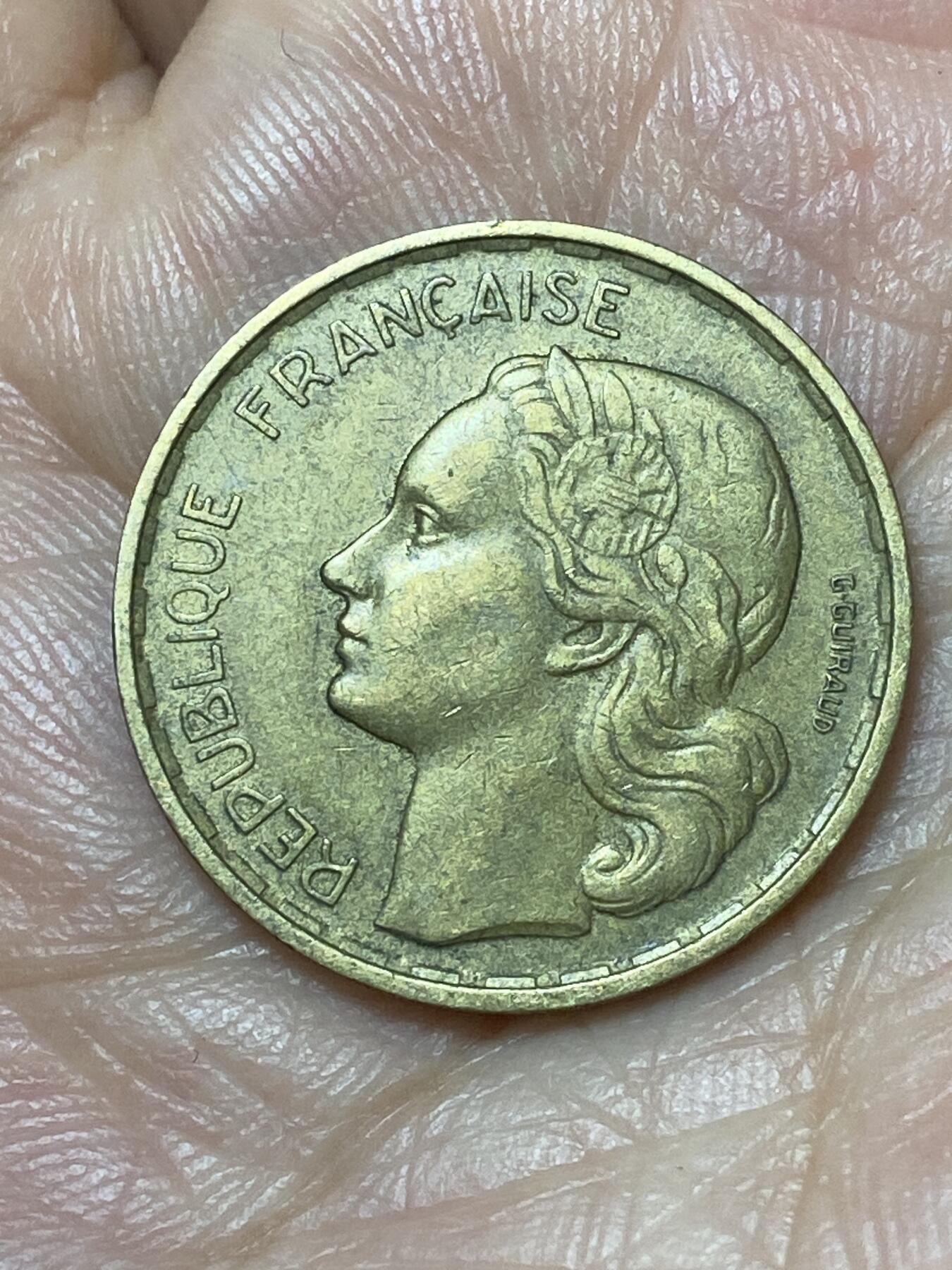 2026年第二十二场(总第一百九十一场）外国好品散币场(免佣金) 法兰西第四共和国1952年20法郎