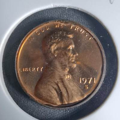 沼泽如烟--第990场 - 美国1971年1分精制币