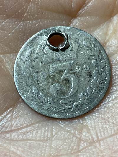 2026年第二十二场(总第一百九十一场）外国好品散币场(免佣金) - 英国🇬🇧1890年3便士银币(维多利亚女王老年高冠，925高银)