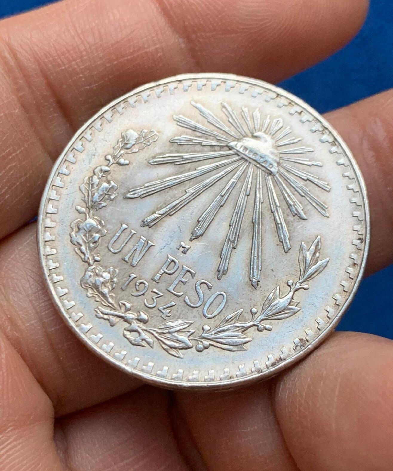 墨西哥1934年1比索银币